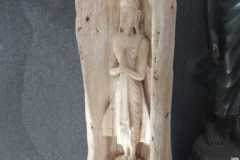 Statue en bois flotté